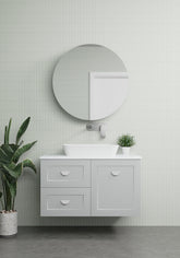Veritas Vanity with round mirror